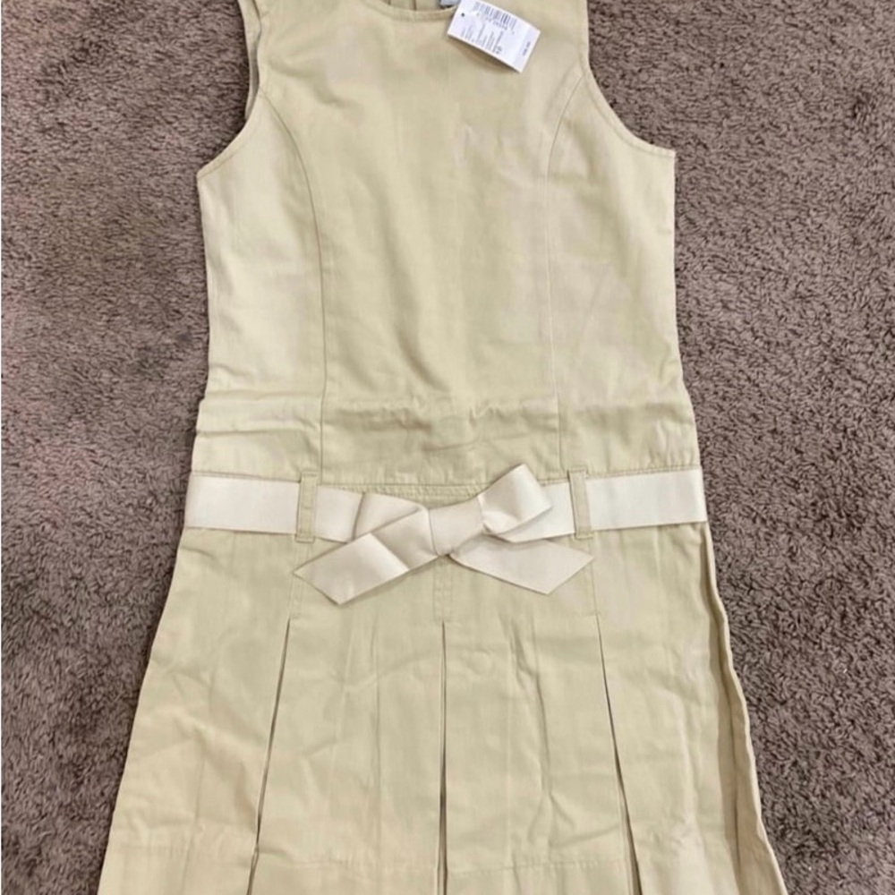 Girls Children’s Place Uniform Belted Jumper Dress size 10 NWT - Picture 5 of 8